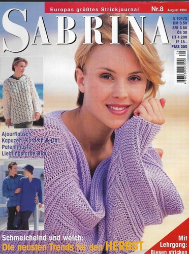 Strickheft sabrina 1999 - strickheft, 08/1999