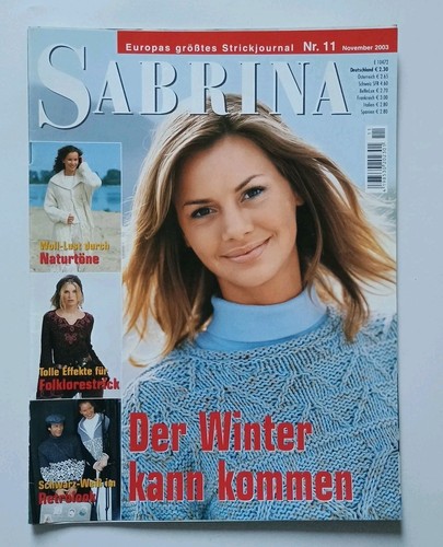 Sabrina strickjournal 2003 - strickjournal, 11-2003