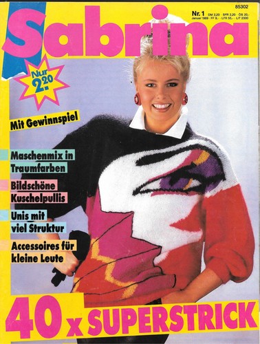 Strickheft sabrina 1989 - strickheft,